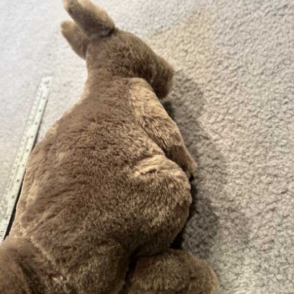Wild Republic Kangaroo w/Joey Plush Gray Mom and Baby Stuffed Animal 13" - Picture 11 of 12